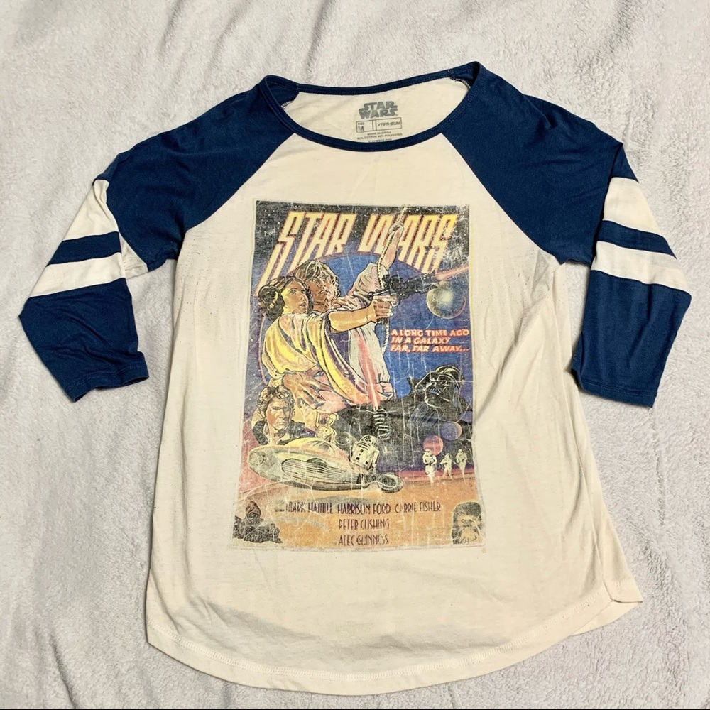 Star Wars FifthSun Quarter-Sleeve Movie Poster SzM